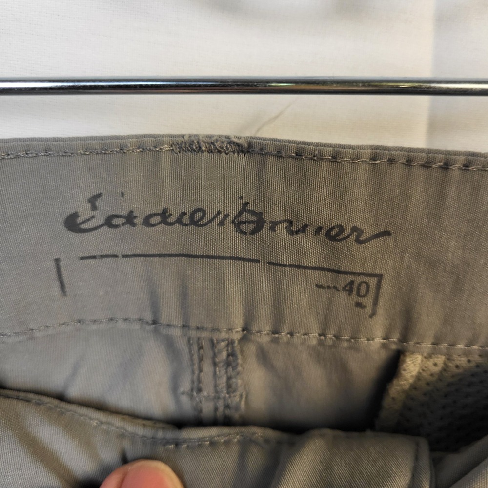Eddie Bauer Mens‎ Gray Horizon Guide Cargo Shorts Size 40 Hiking Outdoor Utility - Picture 4 of 7